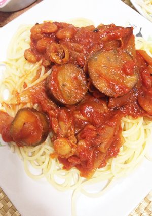 簡単トマトパスタ-レシピのメイン写真