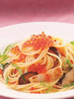 いくらと長芋のめんつゆパスタ-レシピのメイン写真