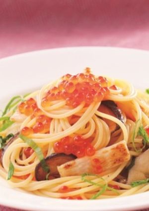 いくらと長芋のめんつゆパスタ-レシピのメイン写真