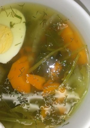 ウクライナ料理:グリーン・ボルシチ-レシピのメイン写真