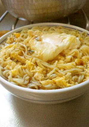 最速のかき玉落とし玉ラーメン-レシピのメイン写真