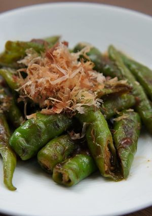 京都、伏見とうがらしのカレーの炒め煮-レシピのメイン写真