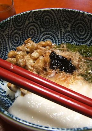 3色ネバネバ丼　梅味-レシピのメイン写真