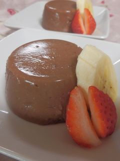 もっちり☆ココアバナナプリン-レシピのメイン写真