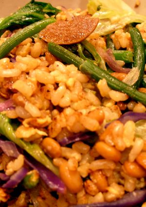 大葉にんにく醤油で納豆炒飯♪-レシピのメイン写真