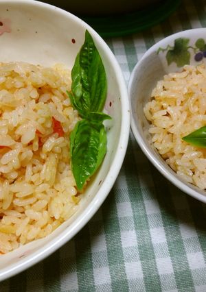 今、ネットで話題のトマト丸ごとごはん♪-レシピのメイン写真