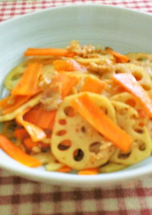 ☆れんこんと豚肉のきんぴら風炒め-レシピのメイン写真