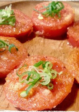 簡単 カリカリ ジューシーなトマト焼き-レシピのメイン写真