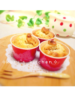 ピーナッツバターとくるみのマフィン♡-レシピのメイン写真