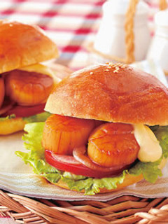 ほたてぷりぷり照り焼きバーガー-レシピのメイン写真