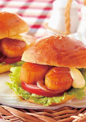 ほたてぷりぷり照り焼きバーガー-レシピのメイン写真