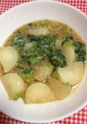 カブと明太子の煮物-レシピのメイン写真