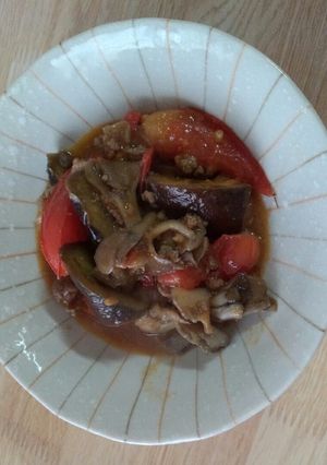 ナスと挽き肉の味噌生姜炒め-レシピのメイン写真