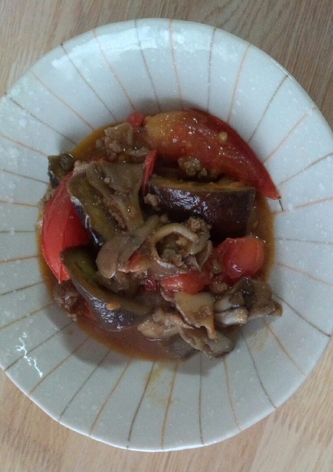 ナスと挽き肉の味噌生姜炒め-レシピのメイン写真
