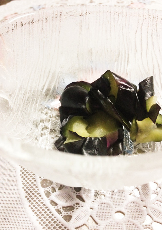 １分でできる茄子の浅漬-レシピのメイン写真