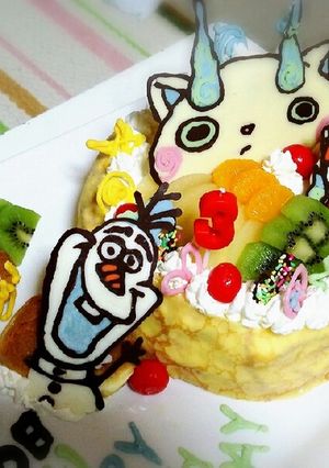 誕生日ケーキ-レシピのメイン写真