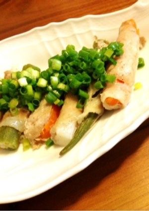蒸してみた！ヘルシー肉巻き！-レシピのメイン写真
