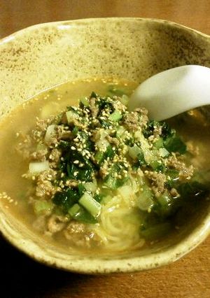 ピーナッツバターの担々麺-レシピのメイン写真