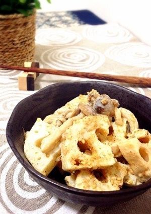 簡単☆蓮根の柚子胡椒ごまマヨ和え-レシピのメイン写真