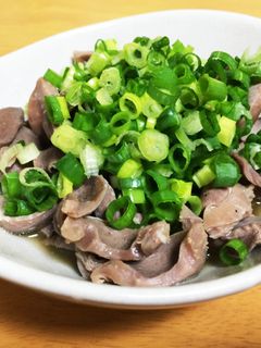 レンジで簡単♫ねぎだく砂肝の酒蒸し-レシピのメイン写真