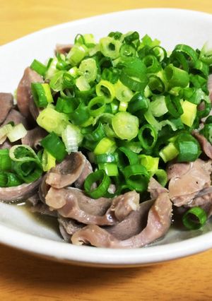レンジで簡単♫ねぎだく砂肝の酒蒸し-レシピのメイン写真