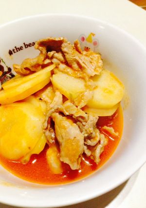 豚コマとじゃがいものケチャップ煮-レシピのメイン写真