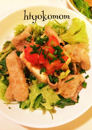 豆腐と冷しゃぶサラダ-レシピのメイン写真