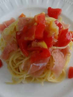 塩レモンとトマトの冷製パスタ-レシピのメイン写真