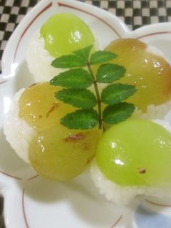 おもてなし ぶどうのてまり寿司-レシピのメイン写真