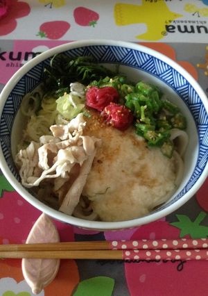 ぶっかけ ! うどん or そうめん☆-レシピのメイン写真