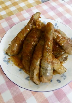 なす嫌い克服☆なすの肉巻き味噌炒め-レシピのメイン写真