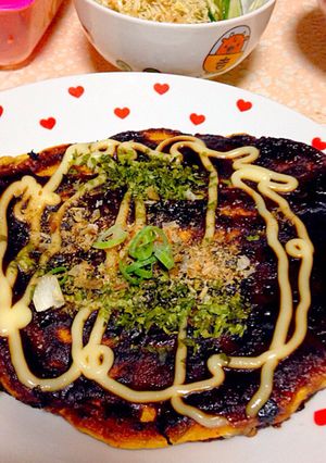 手作りナムルのお好み焼き-レシピのメイン写真