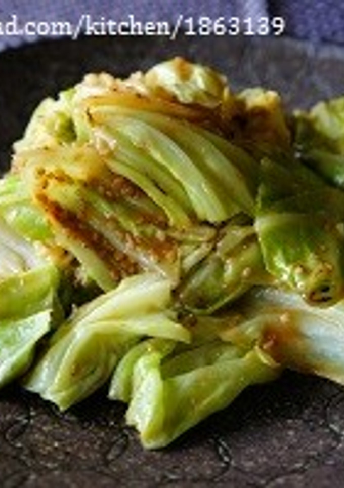 ごはんがすすむ!!キャベツのごまみそ炒め-レシピのメイン写真