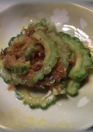 ゴーヤの梅かつお和え-レシピのメイン写真