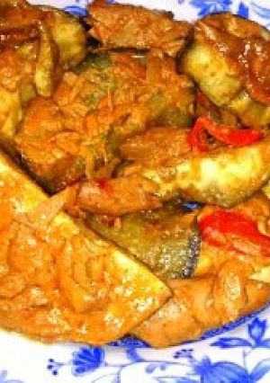 【いなばタイカレーで簡単】カレー茄子-レシピのメイン写真