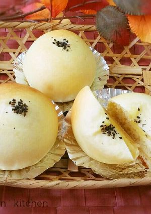 スイートポテトたっぷり♡さつまいもパン-レシピのメイン写真