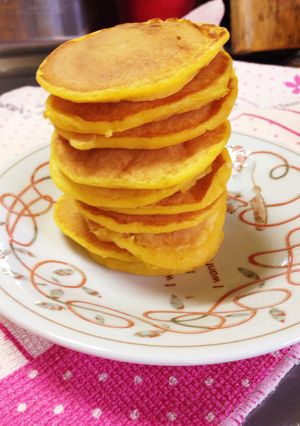 1歳〜かぼちゃパンケーキ♡-レシピのメイン写真