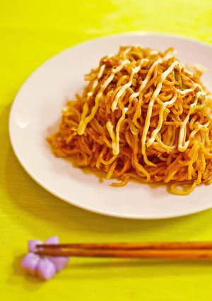 卵とキャベツのまろやか焼きそば-レシピのメイン写真
