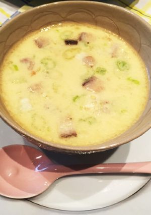 簡単◎豚肉と椎茸の茶碗蒸し-レシピのメイン写真
