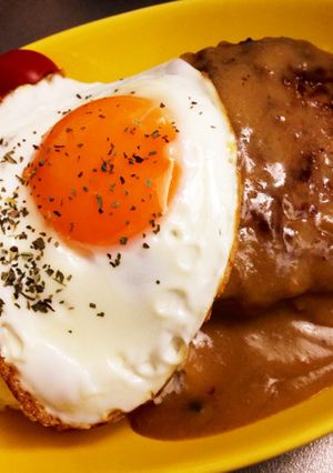 本格★ヘルシーロコモコ★豆腐ハンバーグで-レシピのメイン写真