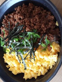 簡単!そぼろ丼!-レシピのメイン写真