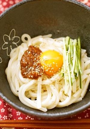 釜玉うどん-レシピのメイン写真