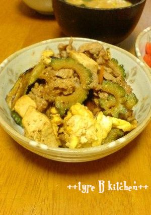 ごま香る☆ゴーヤーチャンプルー-レシピのメイン写真