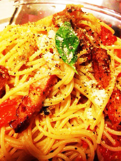 自家製アンチョビとトマトパスタ-レシピのメイン写真
