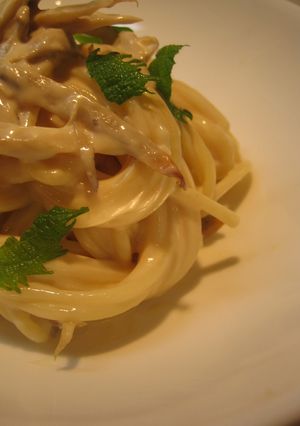 グリルごぼうの冷たい白和えパスタ-レシピのメイン写真