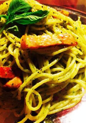 自家製アンチョビとバジルのパスタ-レシピのメイン写真