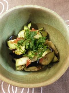 サッパリ!茄子の梅肉和え-レシピのメイン写真