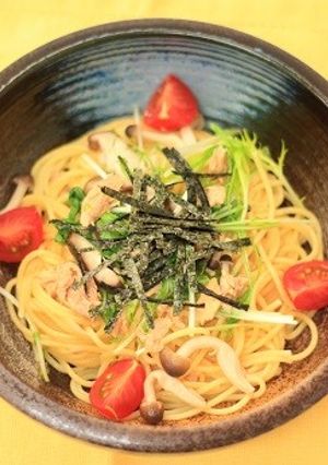 ぽん酢でさっぱり和風ツナパスタ-レシピのメイン写真