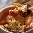 しめじとカニカマのうにマヨ焼き。