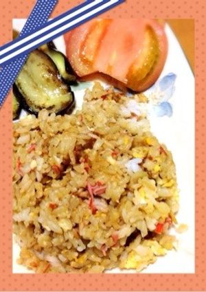 簡単カニチャーハン-レシピのメイン写真
